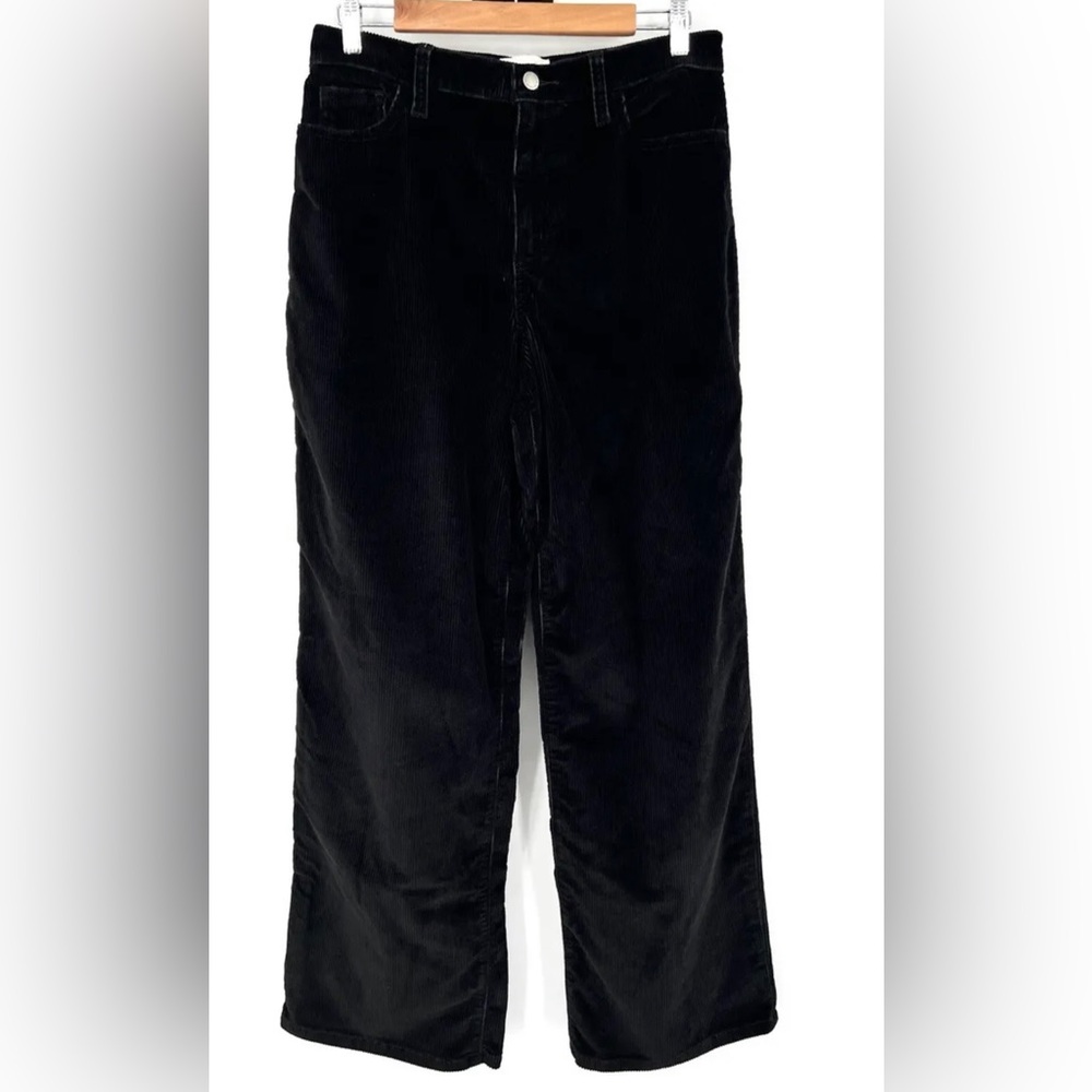 Universal Thread Black Corduroy Relaxed Wide Leg Pants